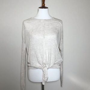 Madewell tie-front (knot) top - sz M